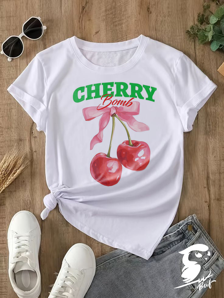 Playera Vintage Cherry